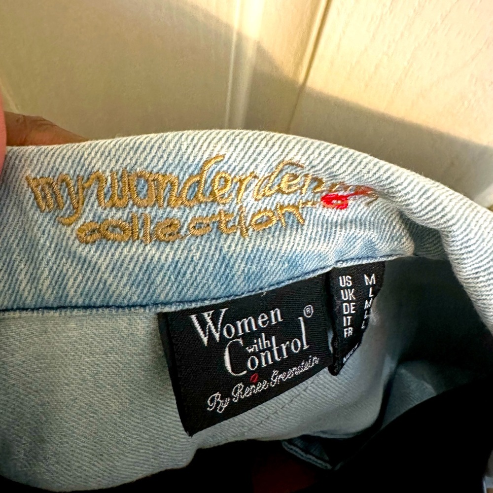 Women With Control Patchwork Denim Jacket By Rene… - image 5